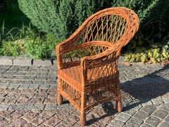Wicker chair for children, armchair for children, armchair for children