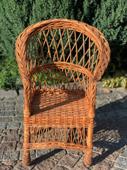 Wicker chair for children, armchair for children, armchair for children