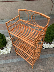 Wicker Shelf, Storage shelf, Plant shelf, Rattan shelf, Plant stand