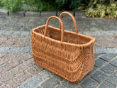 Wicker shopping bag, Handwoven Picnic Basket, Picnic Wicker Basket, Picnic Basket, Country Basket