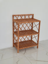 Wicker Shelf, Storage shelf, Bookshelf, Plant shelf, Rattan shelf