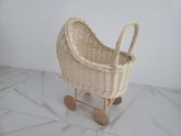 Wicker Baby Carriage