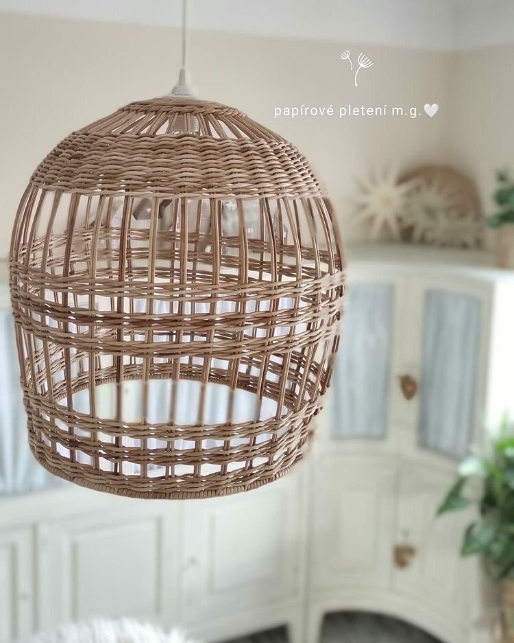 Pendant light, Lamp shade, Rattan Lamp Shade, Rattan Pendant Light