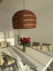 Handmade Pendant Light, Kitchen Lighting,Handmade Rattan Lamp Shade, Wicker Pendant Light Shade, Bedside Lamp, Kitchen Island Light Fixture