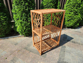Wicker Shelf, Storage shelf, Bookshelf, Plant shelf, Rattan shelf