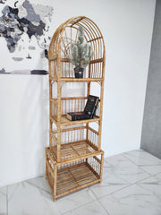 Wicker Shelf, Boho Shelf, Rack Bookshelf Storage, Shelf Plant, Shelf Boho Decor, Bookshelf, Rattan Shelf, Room Decor Boho