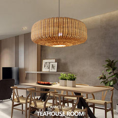New Woven Rattan Light Fixtures, Wicker Rattan Lampshade Bamboo Lamp Pendant