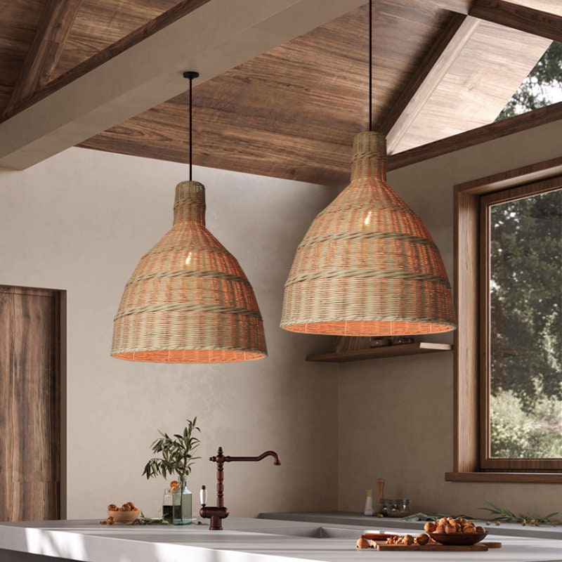 Lamp shade, Pendant light, Pendant Light Shade, Woven Pendant Shade