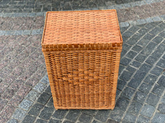 Wicker laundry basket laundry hamper, basket