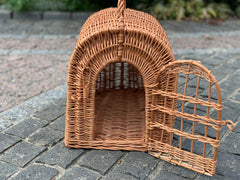 Wicker Pet Carrier, Pet Basket, House for animals