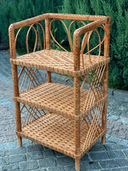 Wicker Shelf, Storage shelf, 2/3/4/5-Shelf Unit Available, chest of drawers for shoes