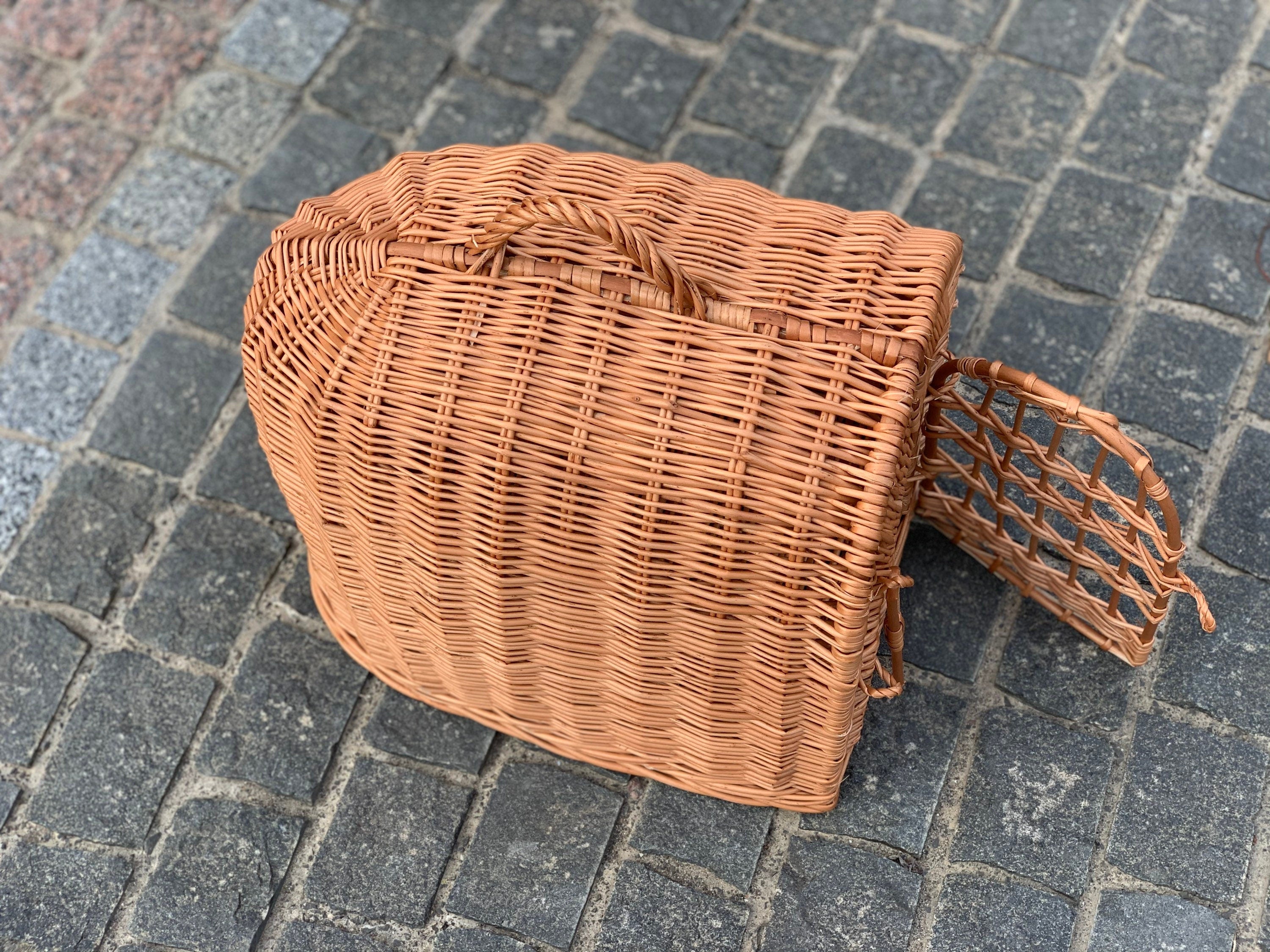 Wicker Pet Carrier, Pet Basket, House for animals