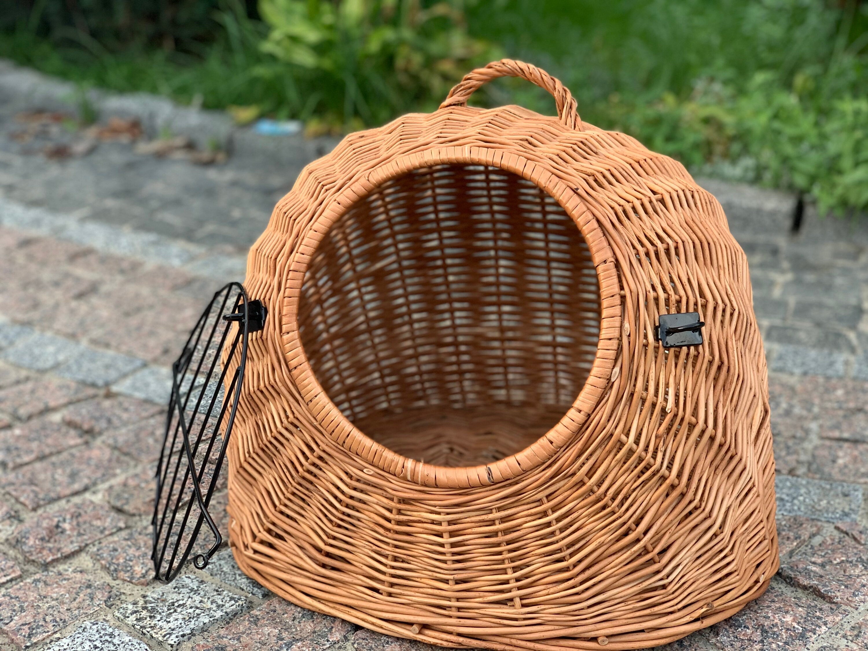 Wicker Pet Carrier, Pet Basket, House for animals