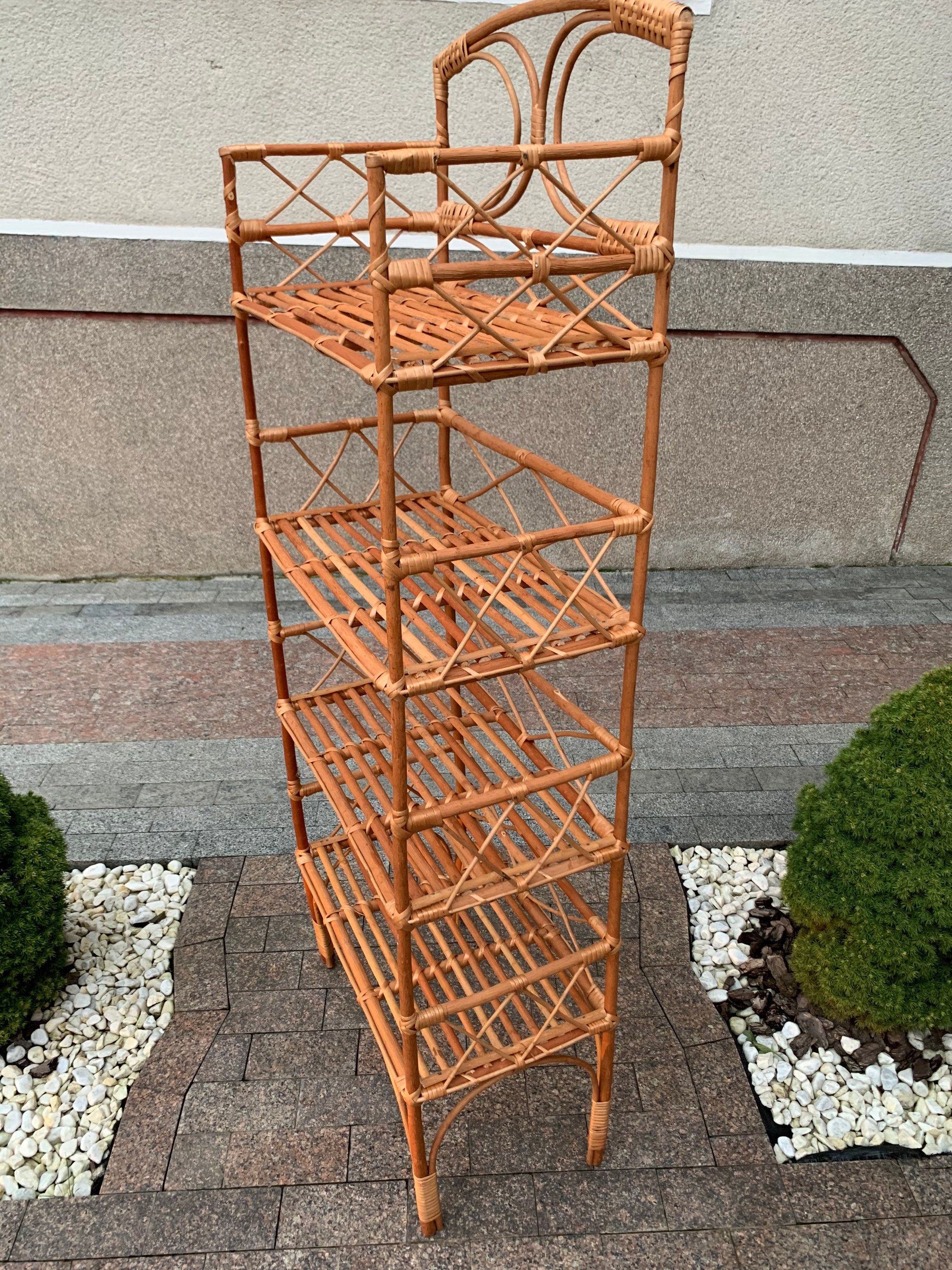 Wicker Shelf, Storage shelf, Plant shelf, Rattan shelf, Plant stand