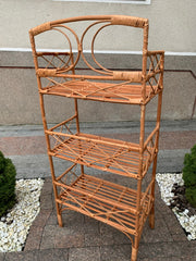 Wicker Shelf, Storage shelf, Plant shelf, Rattan shelf, Plant stand