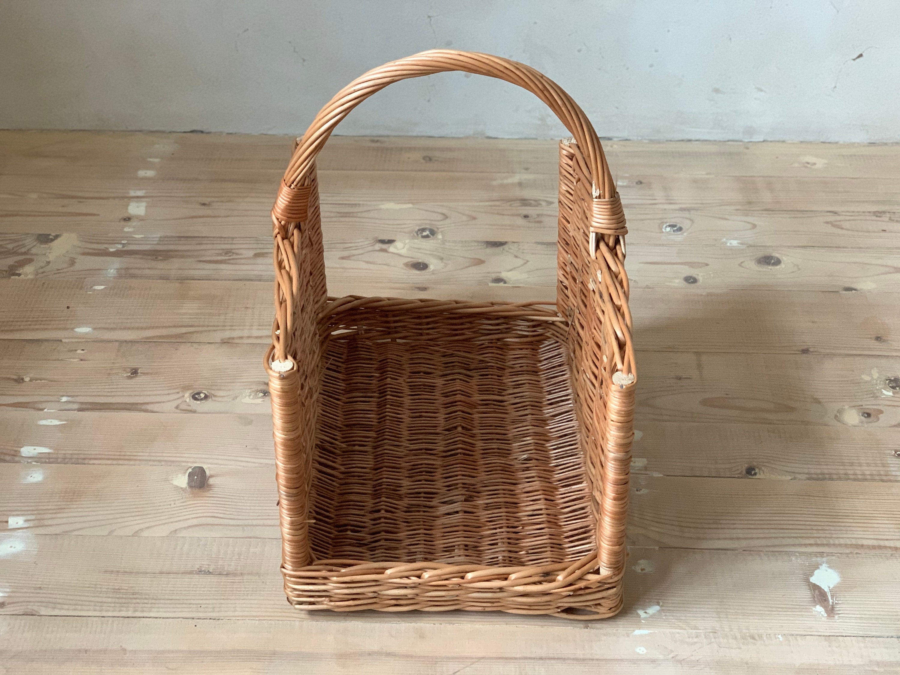 Firewood Basket, Large Wicker Basket, Firewood Basket, Willow Basket