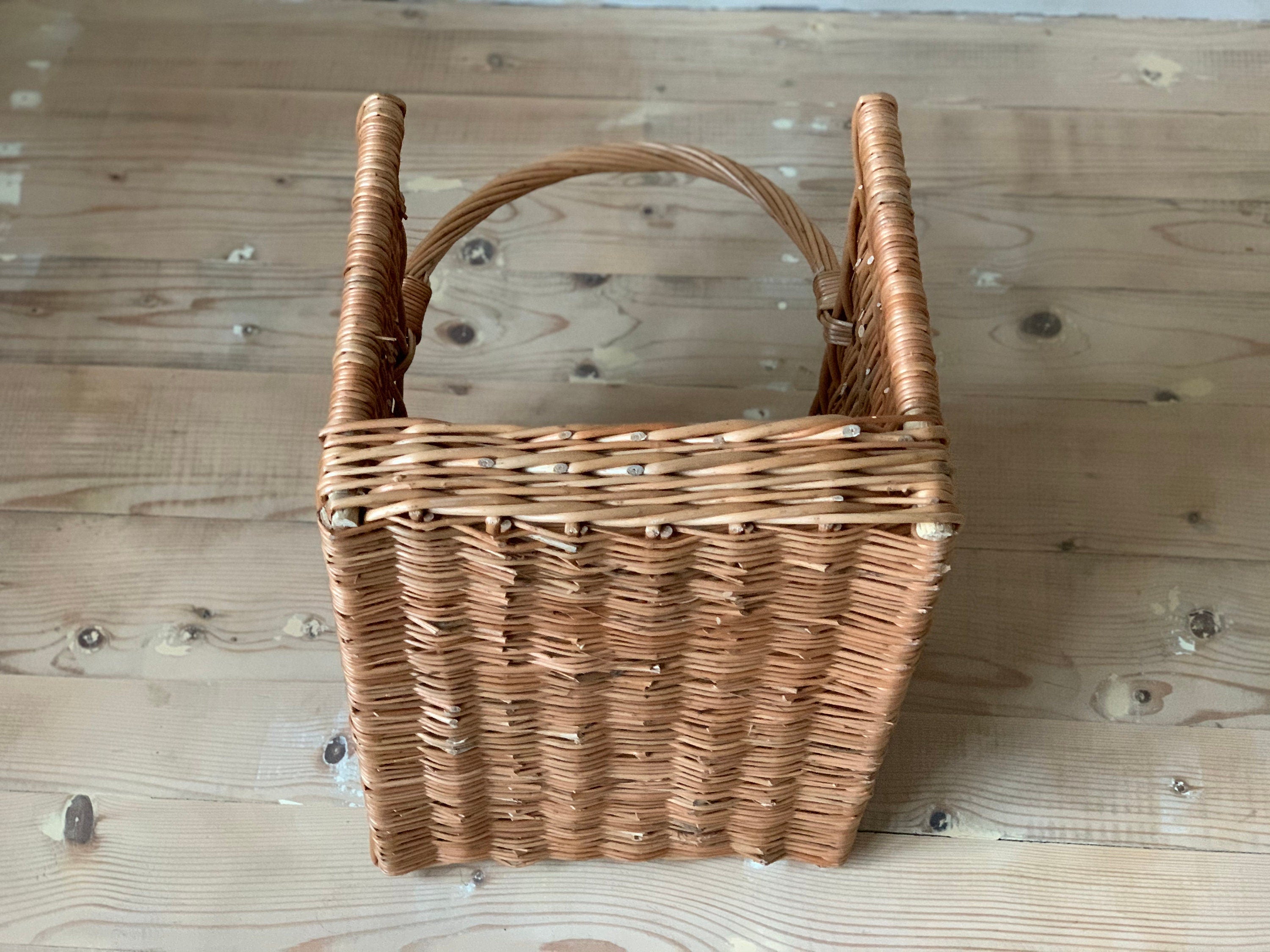 Firewood Basket, Large Wicker Basket, Firewood Basket, Willow Basket