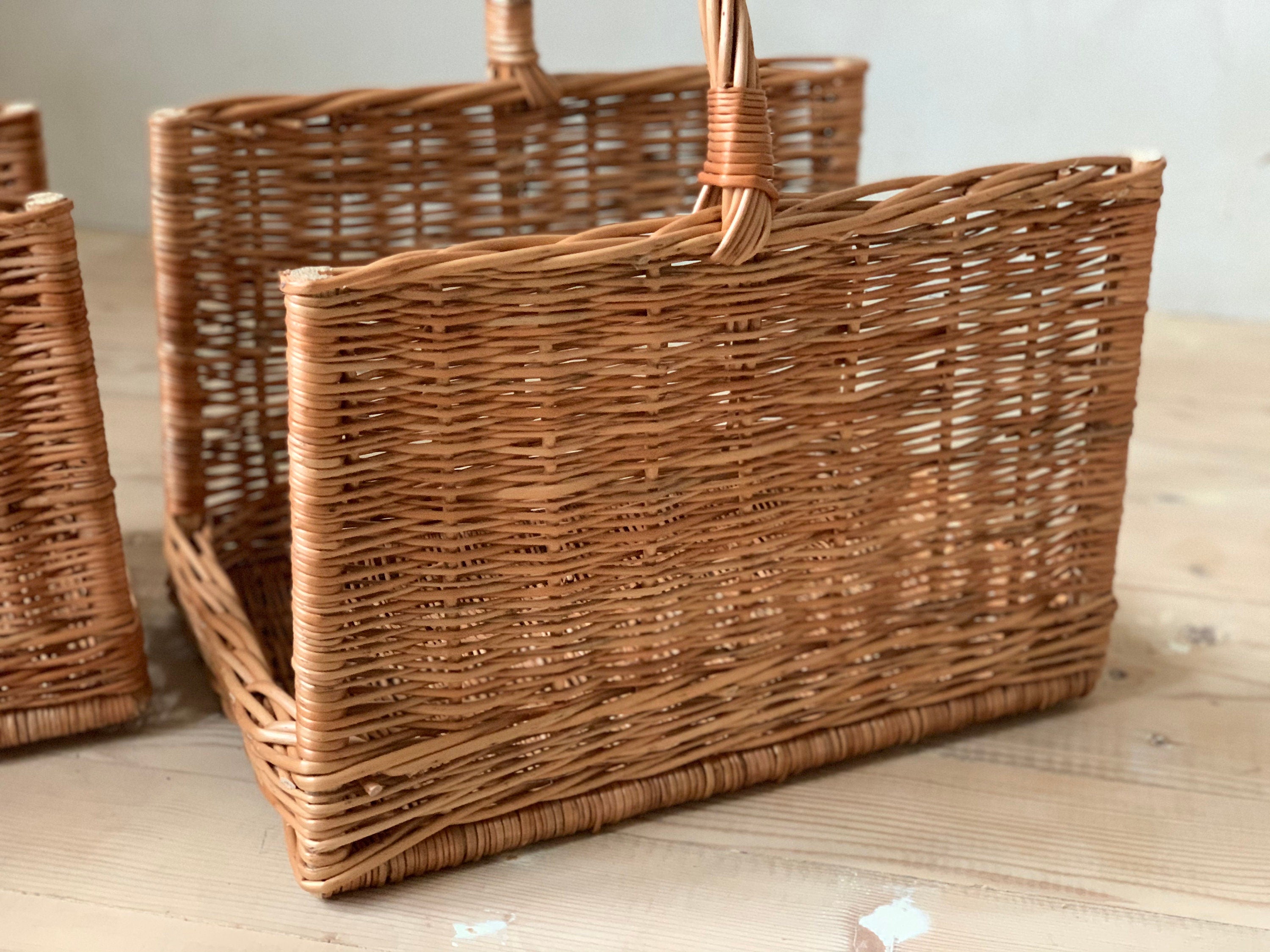 Firewood Basket, Large Wicker Basket, Firewood Basket, Willow Basket