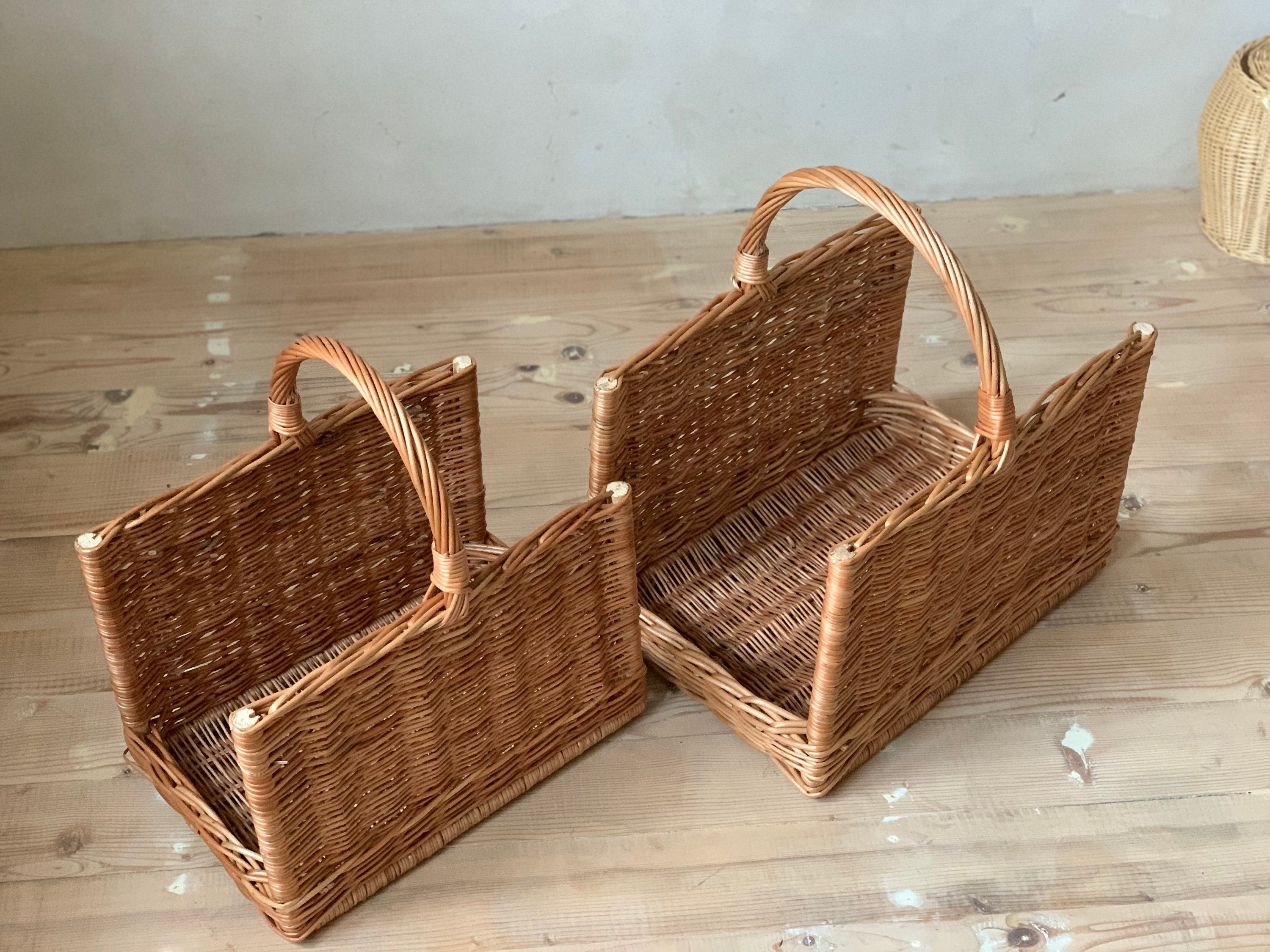 Firewood Basket, Large Wicker Basket, Firewood Basket, Willow Basket
