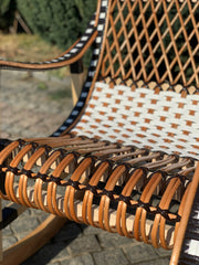 Wicker Rocking Chair, organic rattan rocking chair, willow rocking chair
