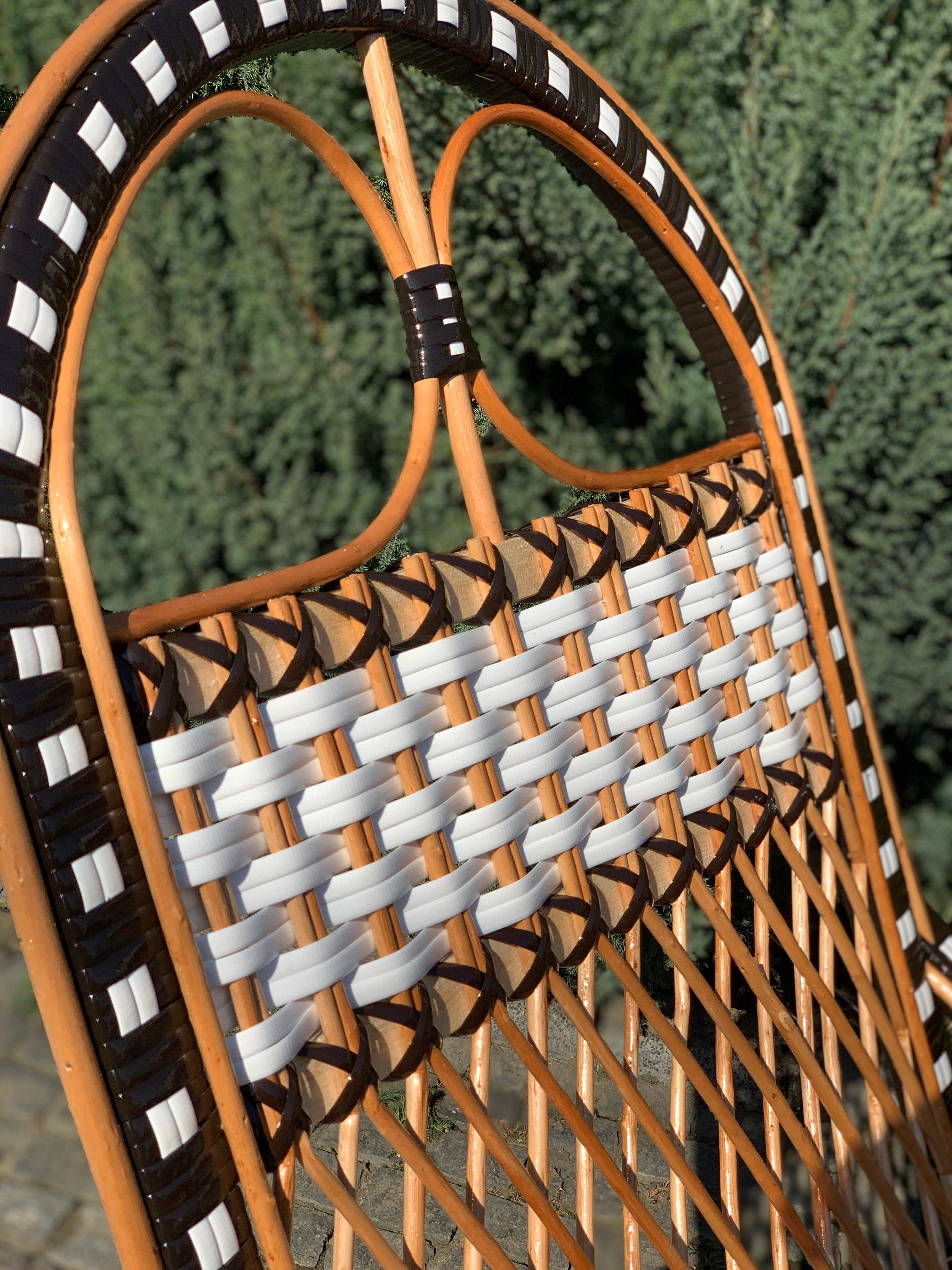 Wicker Rocking Chair, organic rattan rocking chair, willow rocking chair