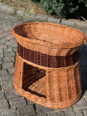 Wicker Pet Carrier, Pet Basket, House for animals