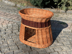 Wicker Pet Carrier, Pet Basket, House for animals