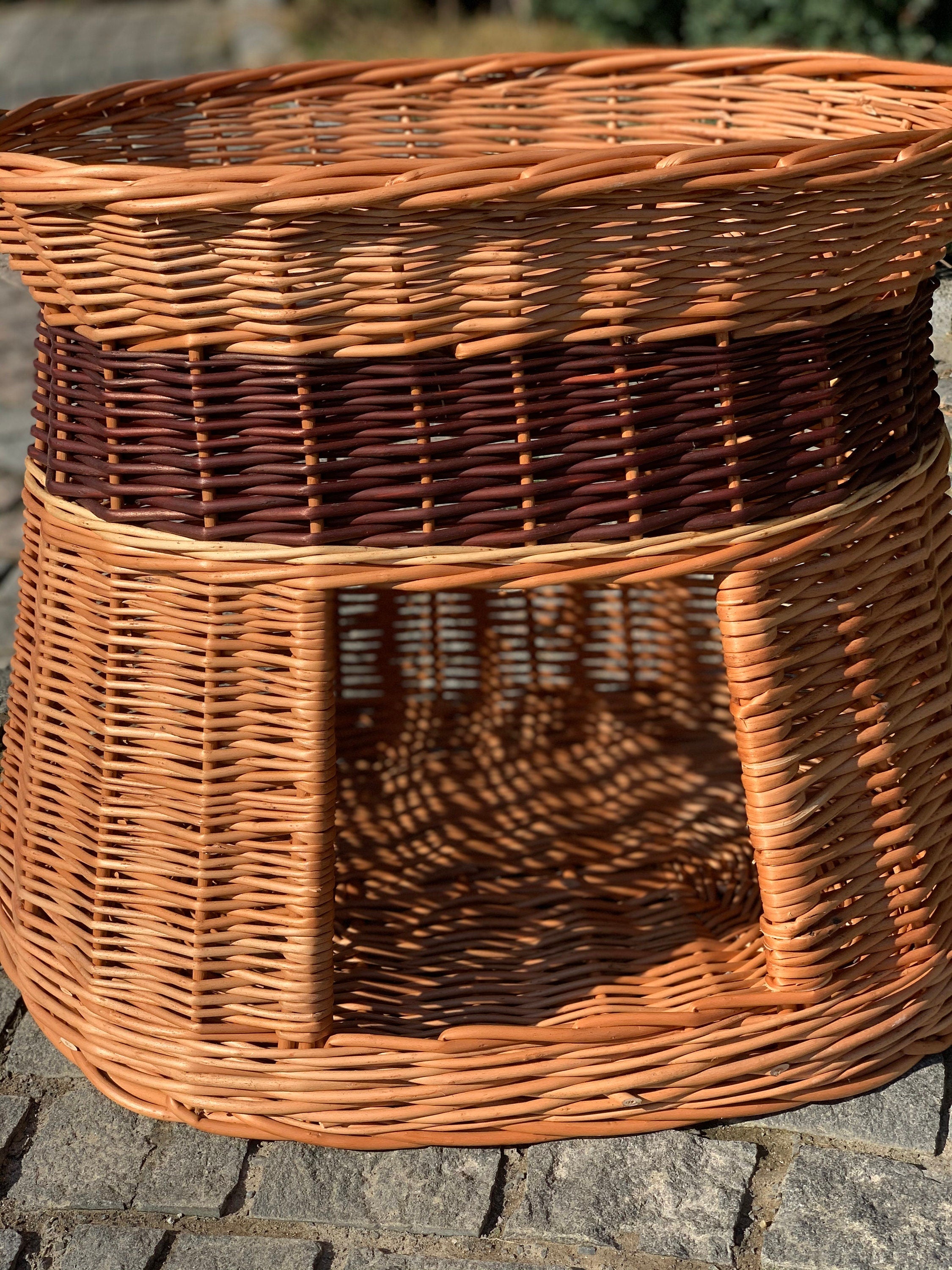 Wicker Pet Carrier, Pet Basket, House for animals