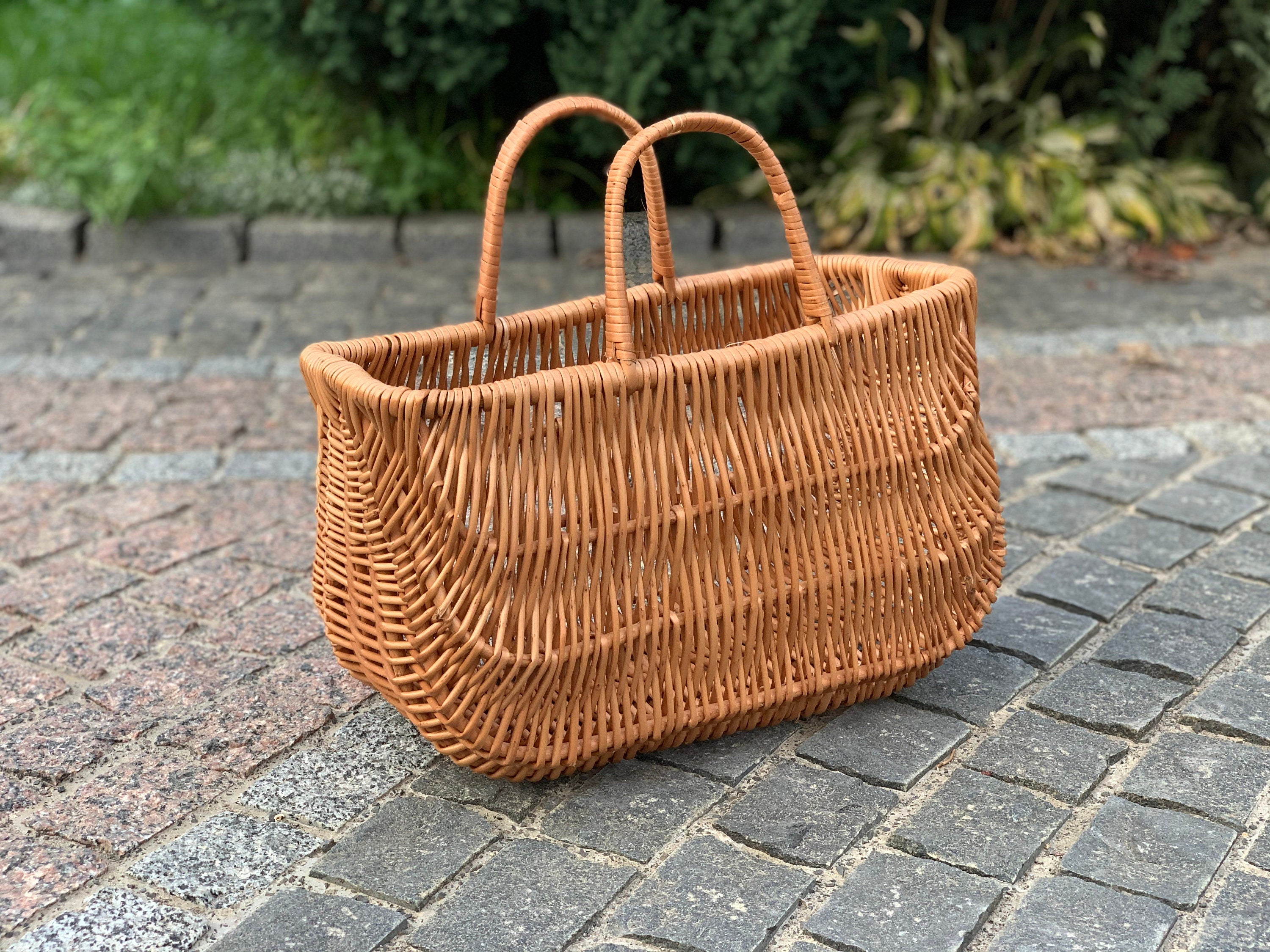 Basket from Willow Wicker Basket Gift Basket Wicker Gift Basket Children's Basket Shopping Basket Handmade Picnic Wicker Basket