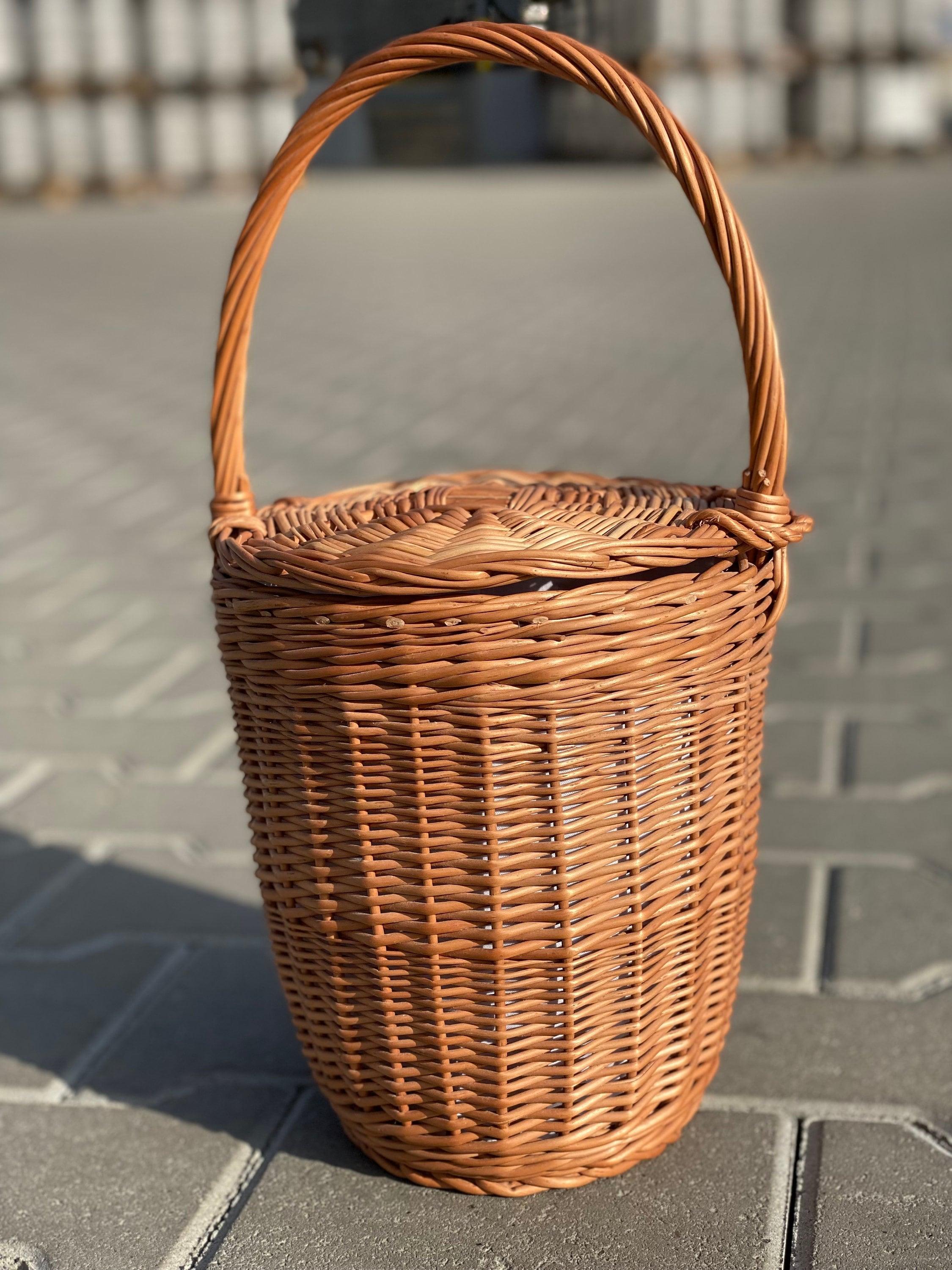 Wicker bag, Birkin bag, bridesmaids gifts, Picnic bag