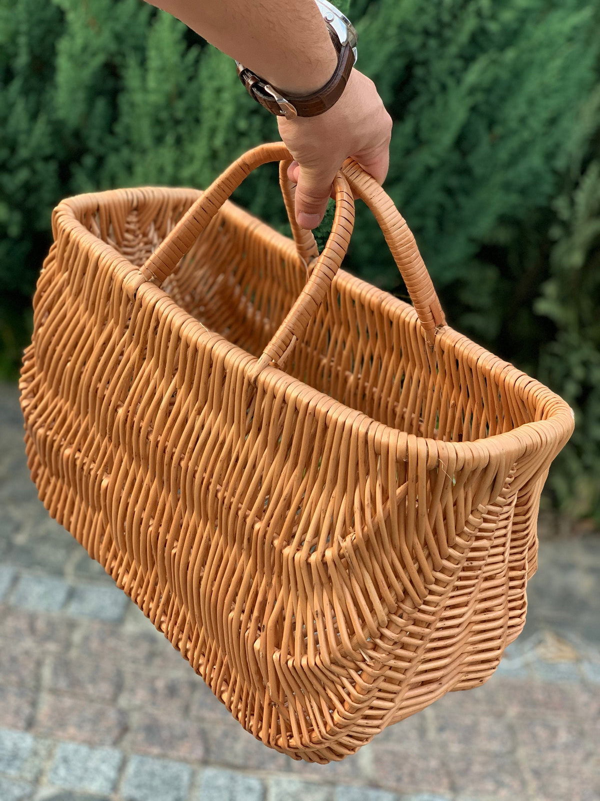 Basket from Willow Wicker Basket Gift Basket Wicker Gift Basket Children's Basket Shopping Basket Handmade Picnic Wicker Basket