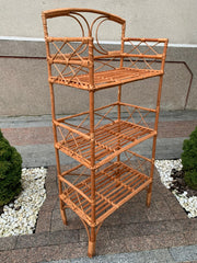 Wicker Shelf, Storage shelf, Plant shelf, Rattan shelf, Plant stand