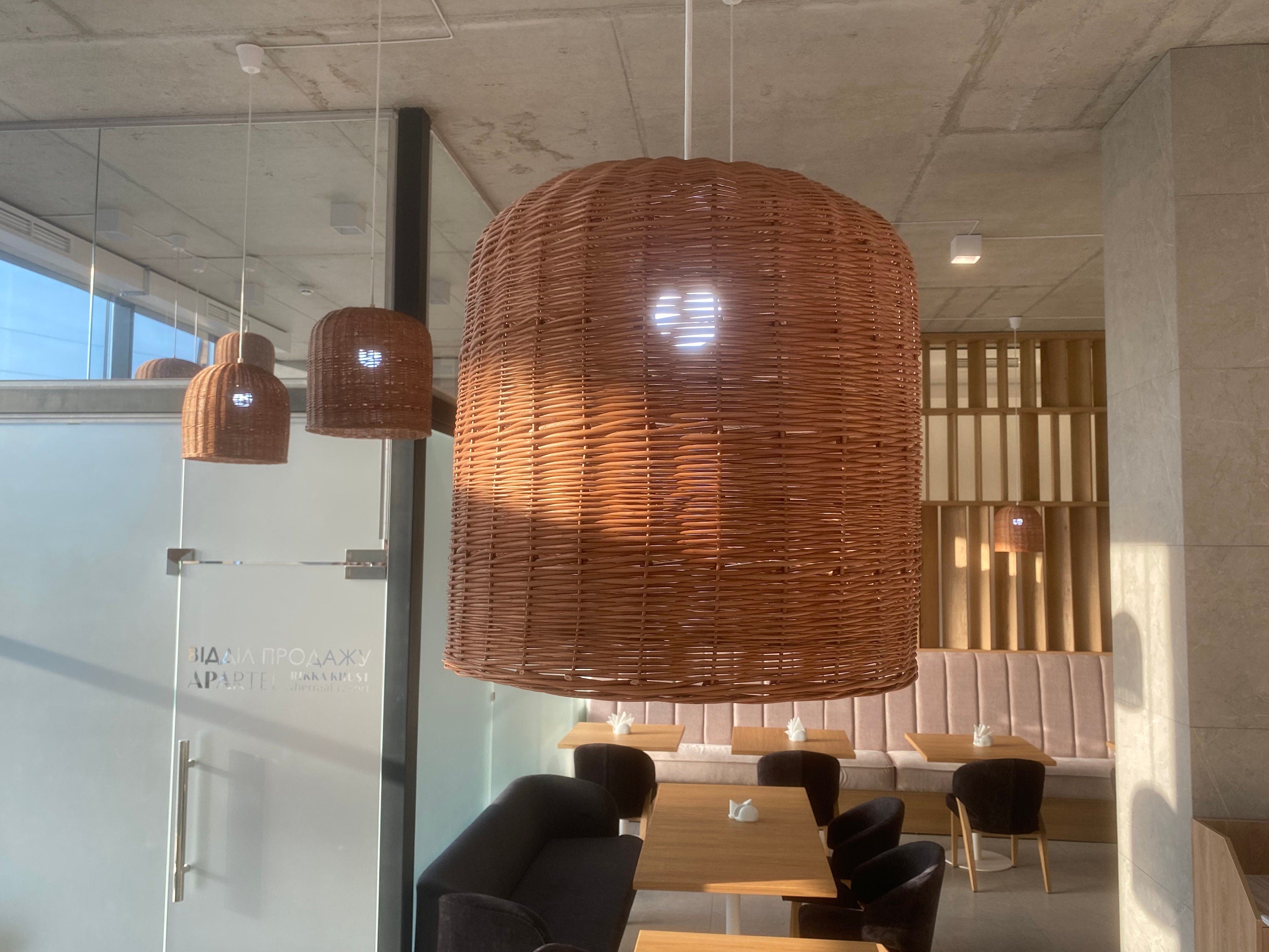 Pendant Light, Ceiling Light Shade, Pendant Light Shade, Rattan Lamp Shade, Rattan Pendant Light, Woven Pendant Shade