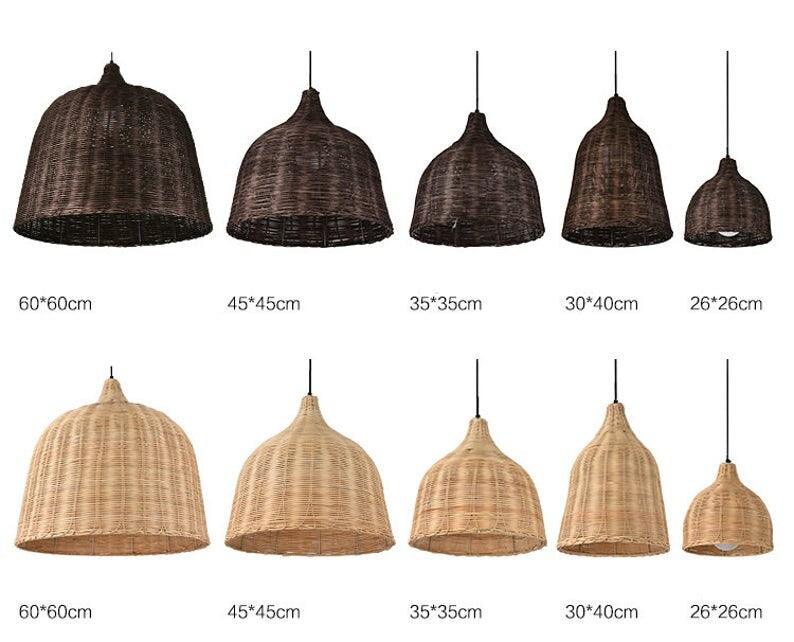 Lamp shade, Pendant light, Pendant Light Shade, Woven Pendant Shade