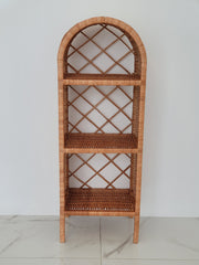 Wicker Shelf, Storage shelf, Bookshelf, Plant shelf, Rattan shelf