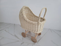 Wicker Baby Carriage