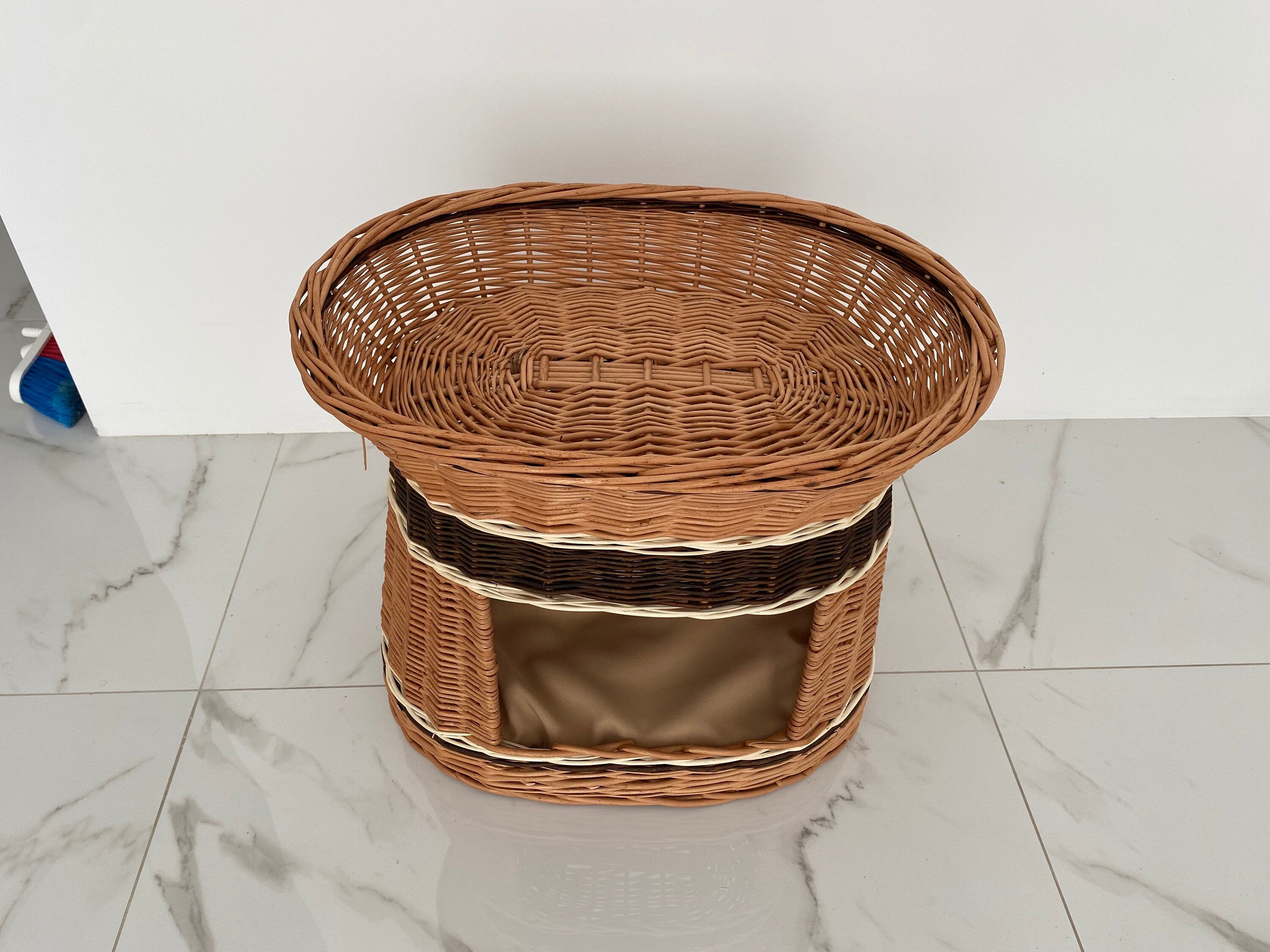 Wicker Pet Carrier, Pet Basket, House for animals