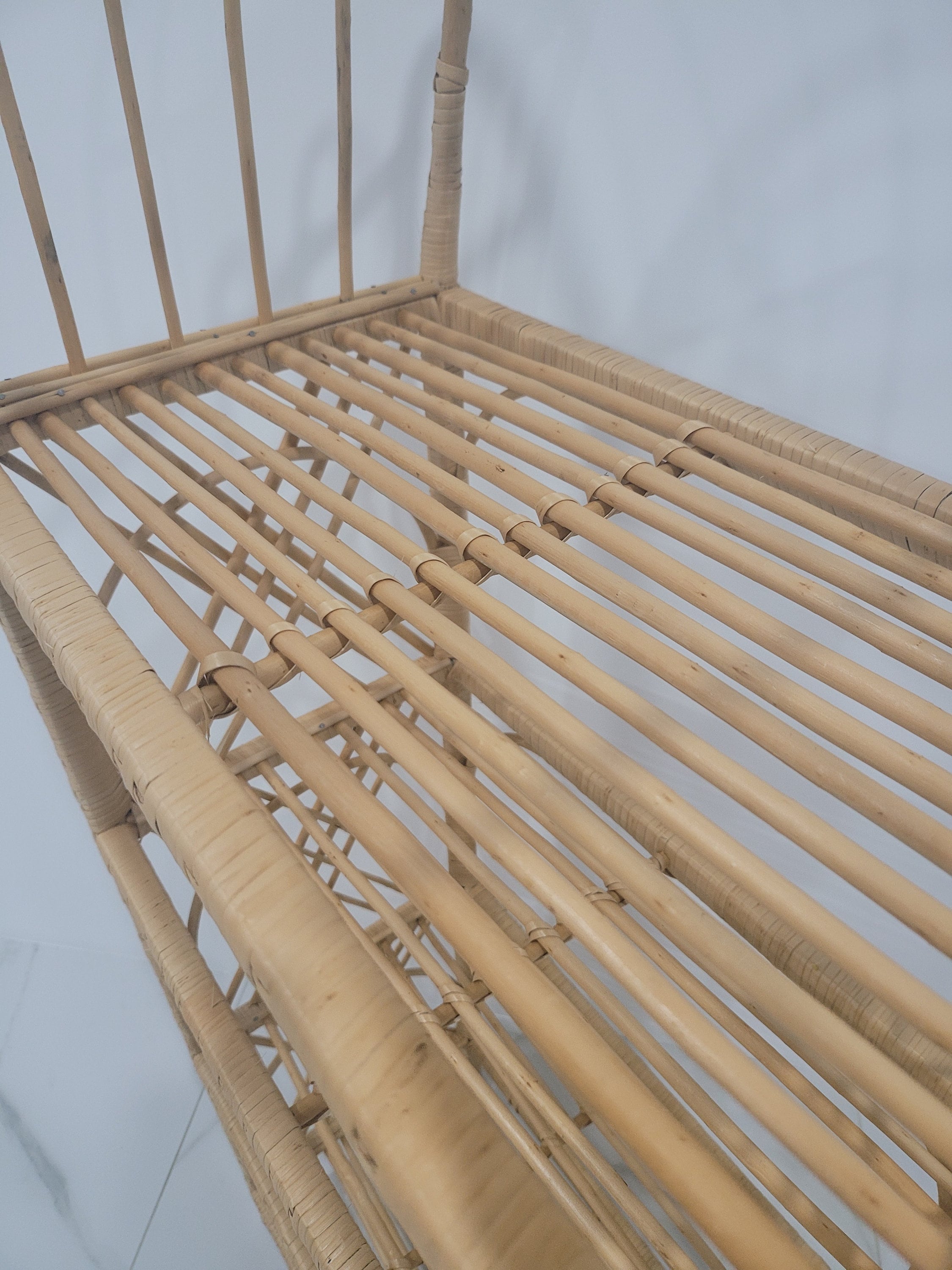 35/47/53/67 inches height wicker shelf, Storage shelf, Bookshelf, Plant shelf, Rattan shelf, Rattan shelf