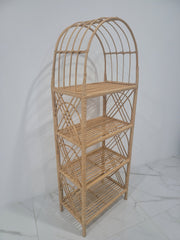 35/47/53/67 inches height wicker shelf, Storage shelf, Bookshelf, Plant shelf, Rattan shelf, Rattan shelf