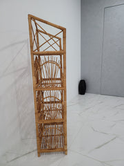 Wicker Shelf, Storage shelf, Bookshelf, Plant shelf, Rattan shelf