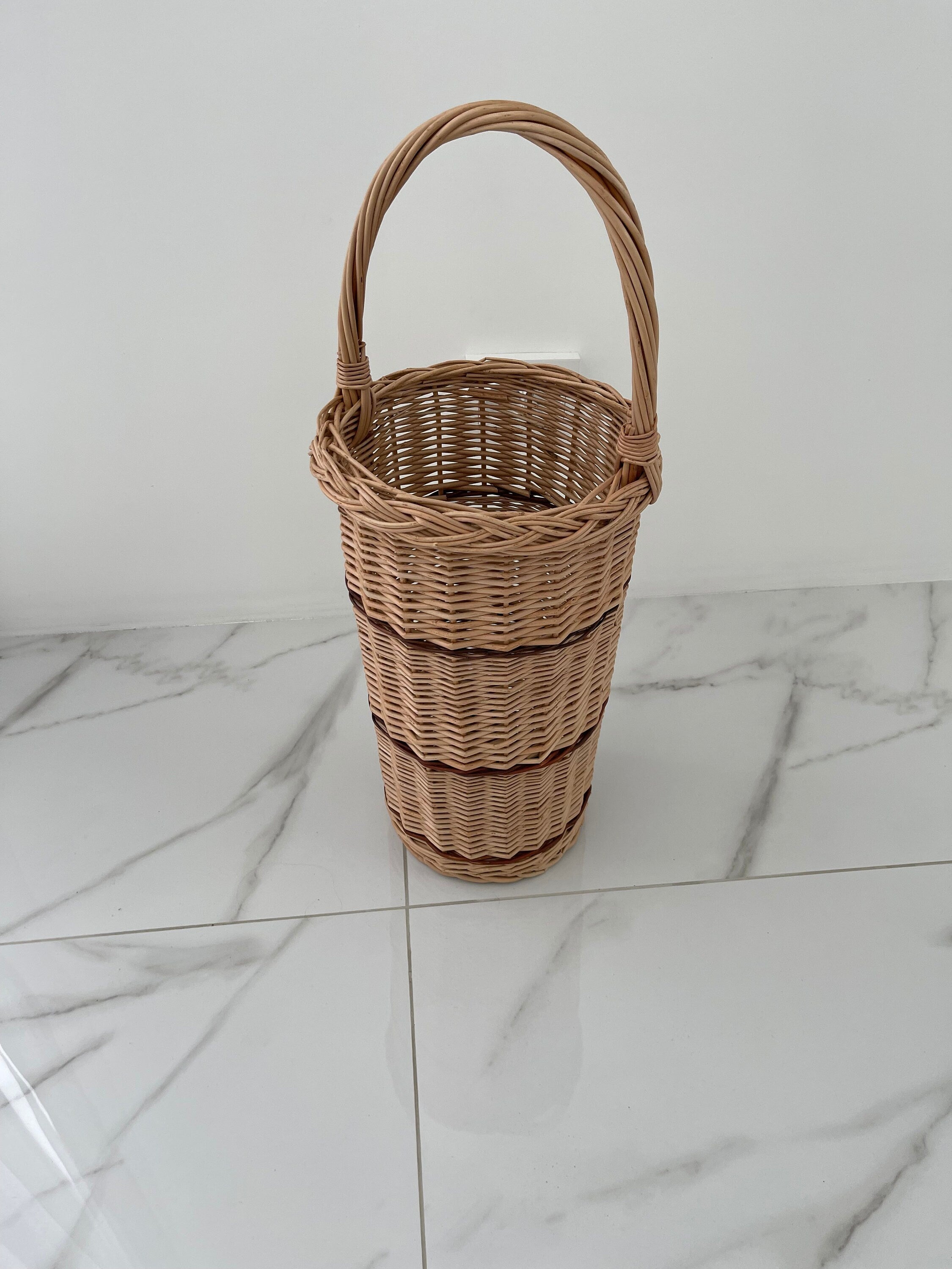 Umbrella Holder, Umbrella Wicker Stand, Walking Stick Holder, Umbrella Stand, Hallway Organizer