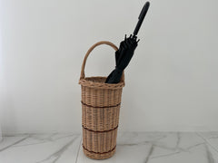 Umbrella Holder, Umbrella Wicker Stand, Walking Stick Holder, Umbrella Stand, Hallway Organizer