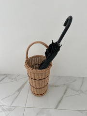Umbrella Holder, Umbrella Wicker Stand, Walking Stick Holder, Umbrella Stand, Hallway Organizer