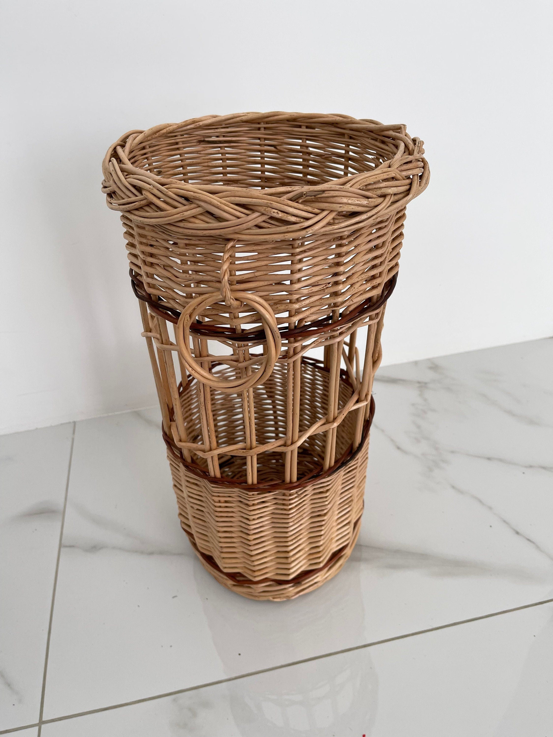 Umbrella Holder, Umbrella Wicker Stand, Walking Stick Holder, Umbrella Stand, Hallway Organizer