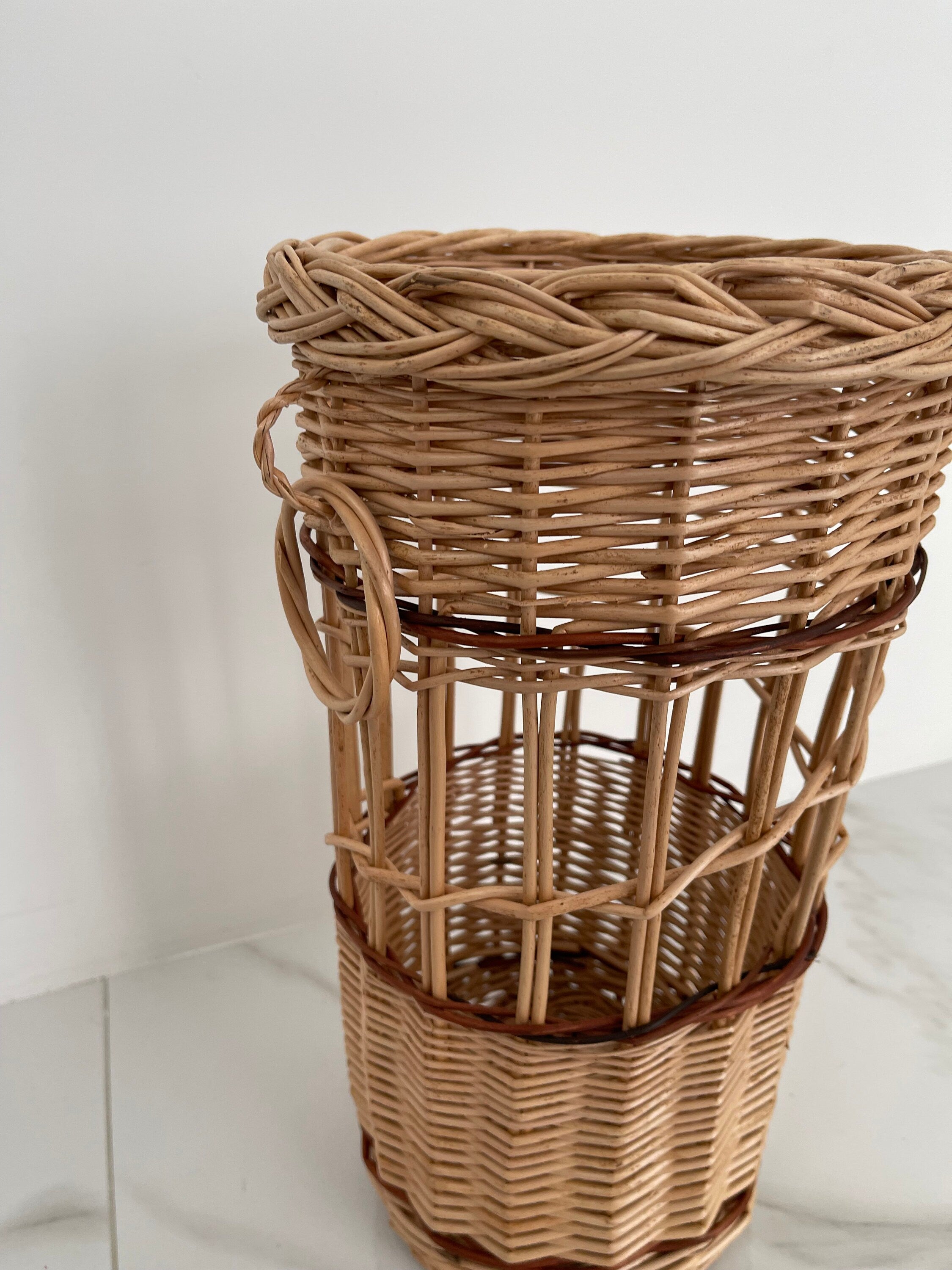 Umbrella Holder, Umbrella Wicker Stand, Walking Stick Holder, Umbrella Stand, Hallway Organizer