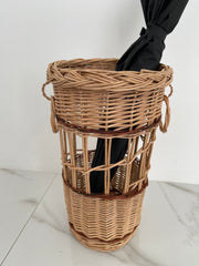 Umbrella Holder, Umbrella Wicker Stand, Walking Stick Holder, Umbrella Stand, Hallway Organizer