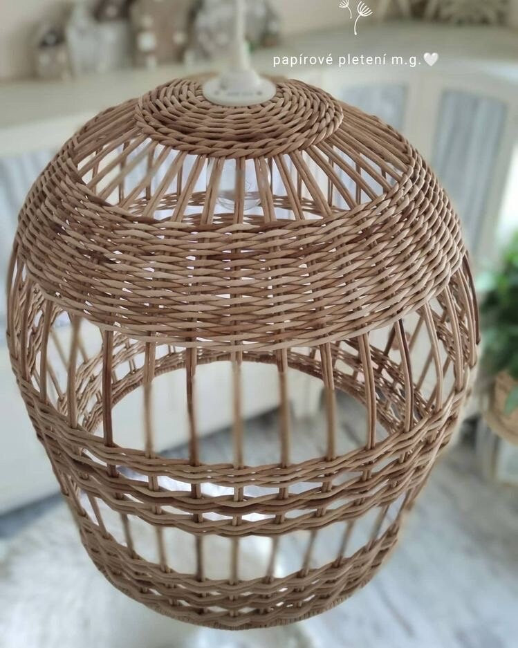 Pendant light, Lamp shade, Rattan Lamp Shade, Rattan Pendant Light