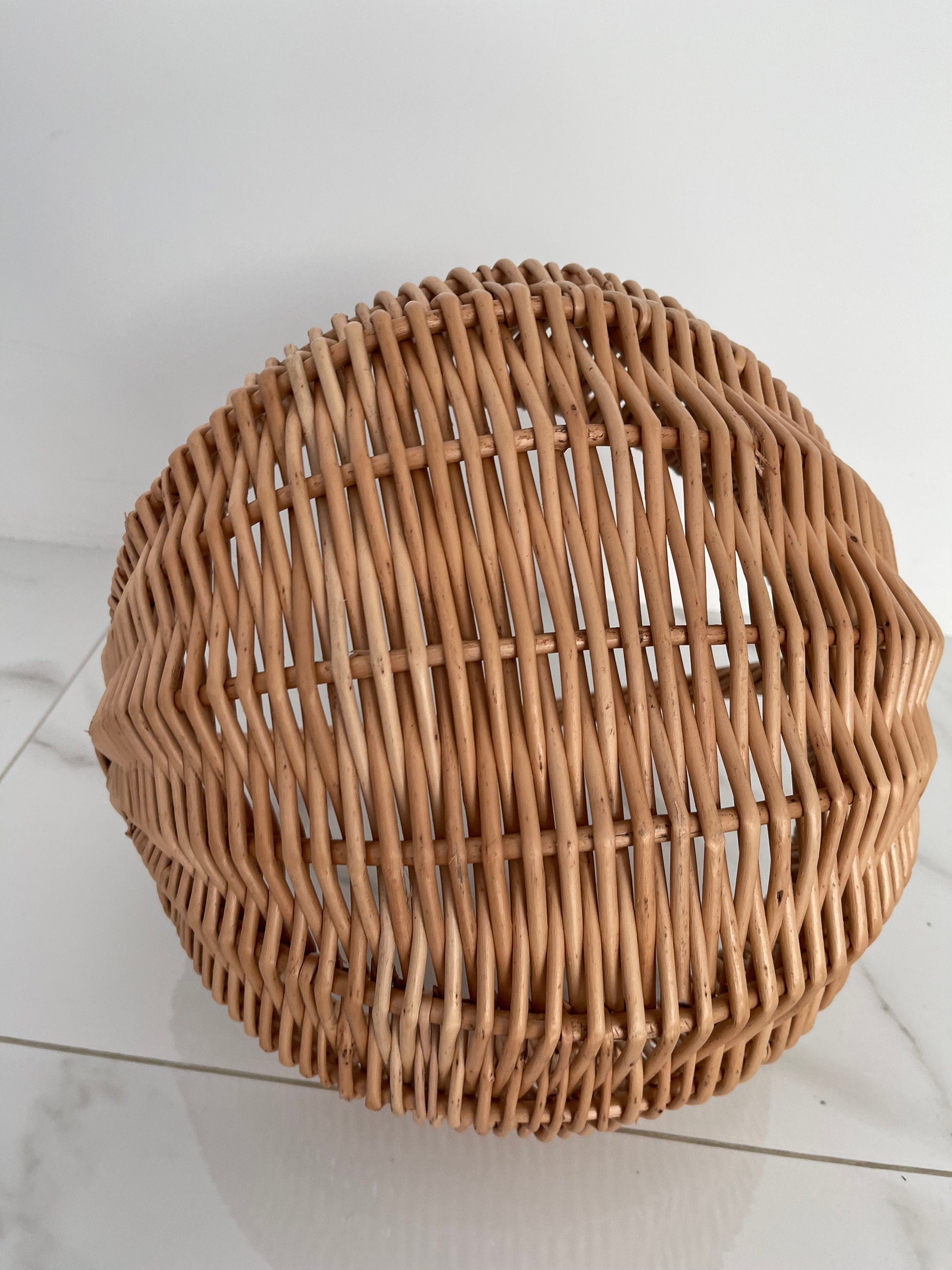 Natural Market Basket, Easter Basket, Eco friendly market Basket, Picnic basket, Wicker basket, Storage basket