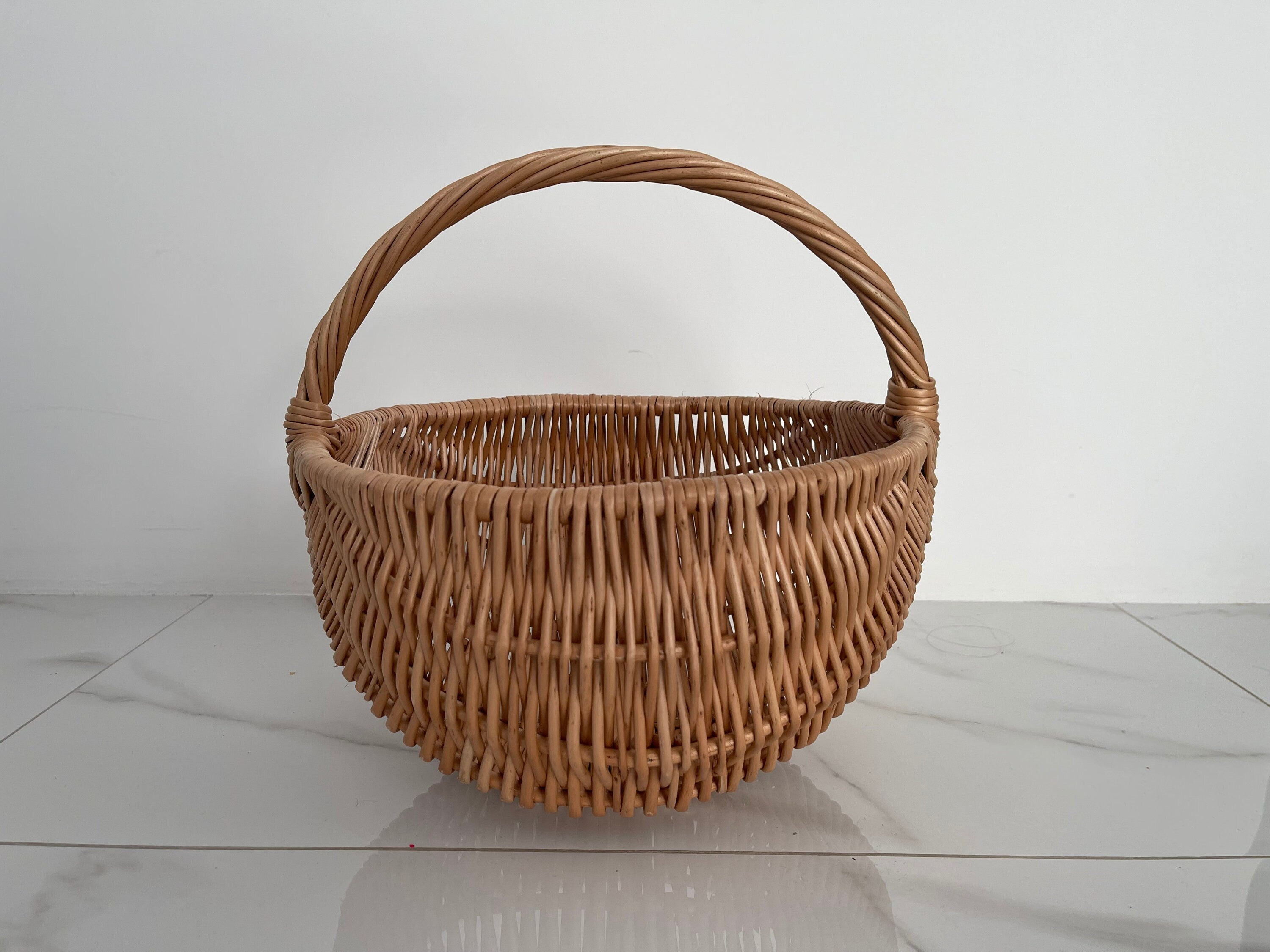 Natural Market Basket, Easter Basket, Eco friendly market Basket, Picnic basket, Wicker basket, Storage basket