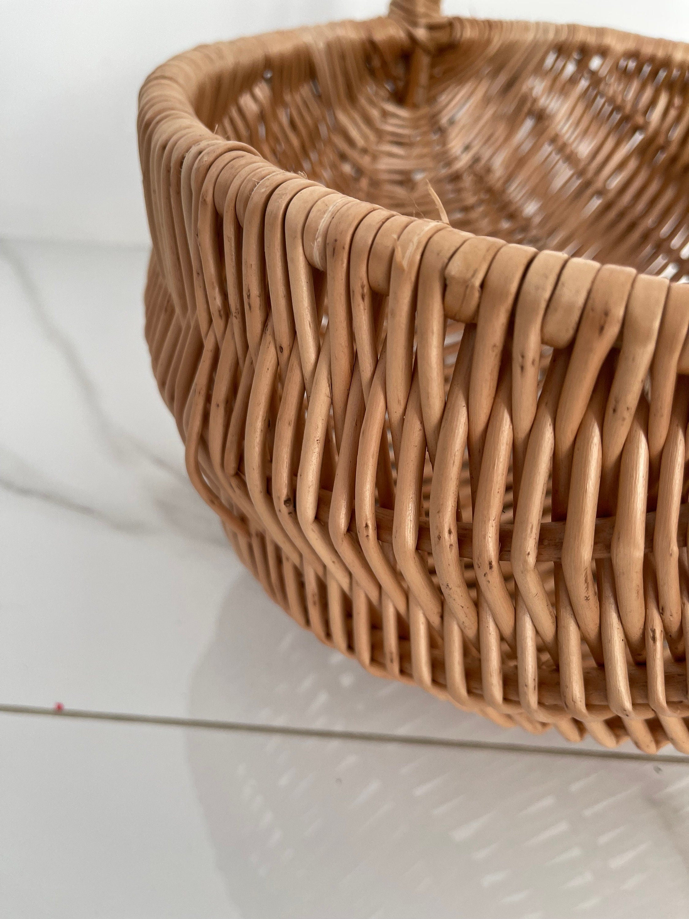 Natural Market Basket, Easter Basket, Eco friendly market Basket, Picnic basket, Wicker basket, Storage basket
